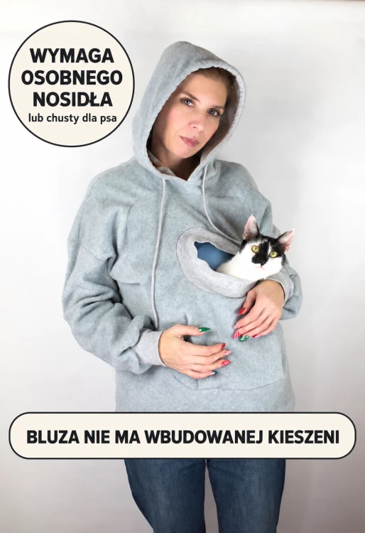 bluza do nosidla dla kota