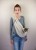 Torba typu sling dla kota wykonana z lnu