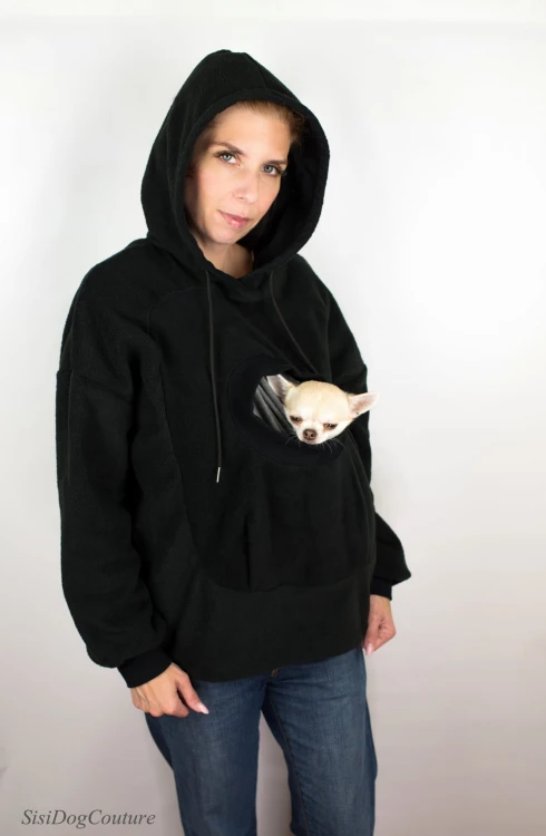 Bluza oversize do noszenia psa w nosidle