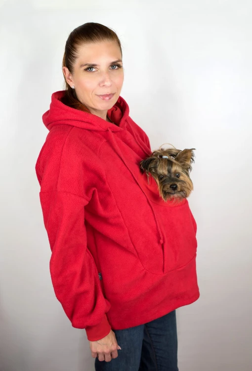 Bluza dla psiary do noszenia psa w slingiu