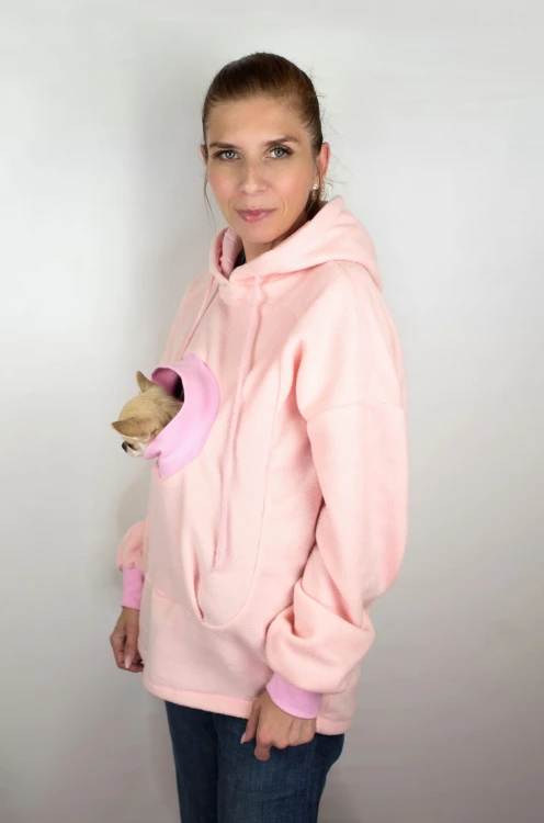 Bluza oversize dla psiary z małym psem