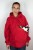Bluza z otworem dla kota w kolorze czerwonym