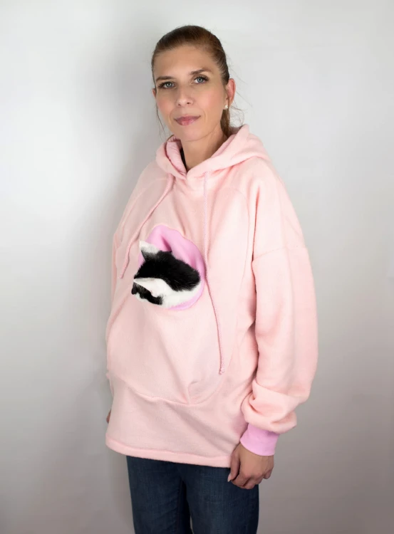 Bluza oversize dla opiekunki kota
