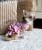 Chihuahua w eleganckiej różowej sukience.